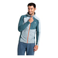 Mediterranean Green-Slate - Lifestyle - Dare 2B Mens Assimilate Core Stretch Hooded Midlayer