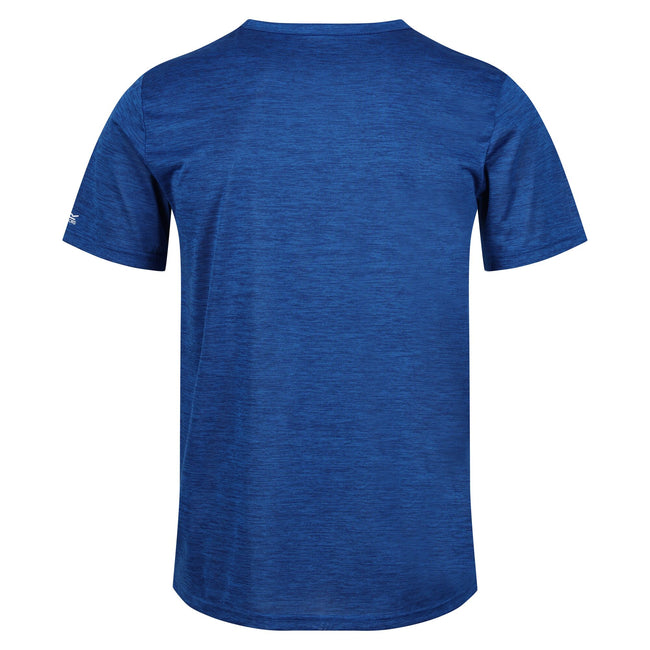 Oxford Blue - Back - Regatta Mens Fingal VIII Sailboat Marl T-Shirt