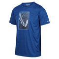 Oxford Blue - Side - Regatta Mens Fingal VIII Sailboat Marl T-Shirt