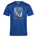 Oxford Blue - Front - Regatta Mens Fingal VIII Sailboat Marl T-Shirt