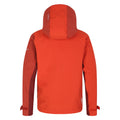 Cinnamon-Tuscan Red - Back - Dare 2B Childrens-Kids Explore II Waterproof Jacket