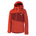 Cinnamon-Tuscan Red - Side - Dare 2B Childrens-Kids Explore II Waterproof Jacket