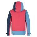 Sorbet Pink-Niagara Blue - Back - Dare 2B Childrens-Kids Explore II Waterproof Jacket