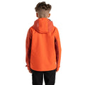 Cinnamon-Tuscan Red - Pack Shot - Dare 2B Childrens-Kids Explore II Waterproof Jacket