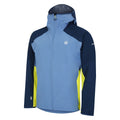 Coronet Blue-Moonlight Denim - Side - Dare 2B Mens Mountain Series Lite Colour Block Jacket