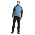 Coronet Blue-Moonlight Denim - Close up - Dare 2B Mens Mountain Series Lite Colour Block Jacket