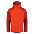Cinnamon-Tuscan Red - Front - Dare 2B Mens Mountain Series Lite Colour Block Jacket