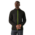 Black-Lime Green - Side - Regatta Professional Mens Full Zip Fleece Jacket