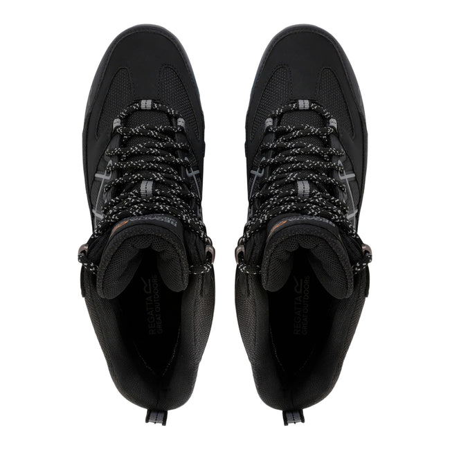 Black-Graphite Black - Pack Shot - Regatta Mens Samaris III Walking Boots