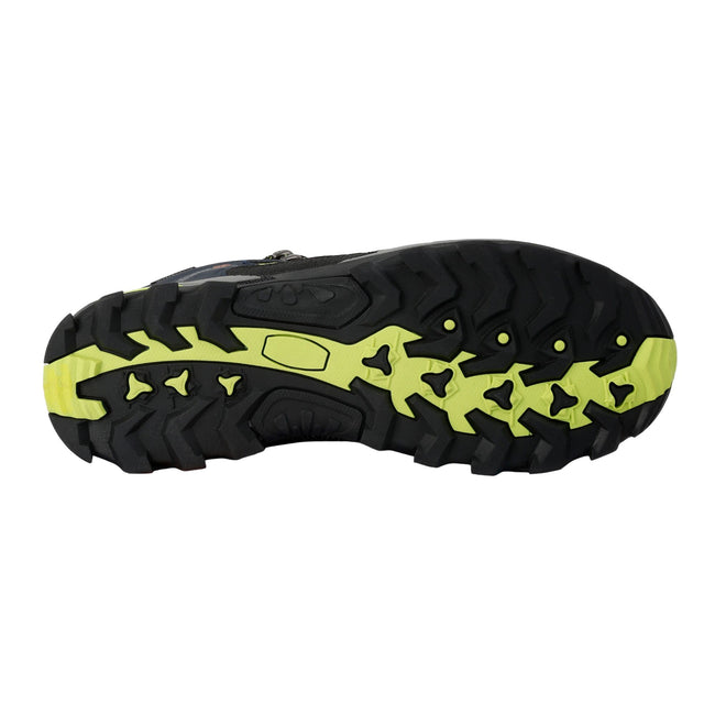 Navy-Lime Punch - Side - Regatta Mens Samaris III Walking Boots