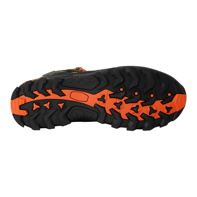 Cypress Green-Blaze Orange - Side - Regatta Mens Samaris III Walking Boots