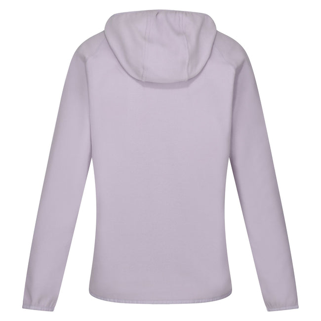 Lilac Frost - Back - Regatta Womens-Ladies Warriewood Microfleece Half Zip Hoodie