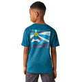 Moroccan Blue - Pack Shot - Regatta Childrens-Kids Alvarado VIII Sunrise T-Shirt