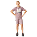 Heather - Close up - Regatta Childrens-Kids Alvardo VIII Scenery T-Shirt
