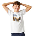 White - Lifestyle - Regatta Childrens-Kids Alvardo VIII Cycling T-Shirt