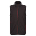 Black-Classic Red - Front - Regatta Professional Mens Fleece Gilet