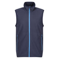 Navy-French Blue - Front - Regatta Professional Mens Fleece Gilet