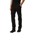 Black - Side - Regatta Professional Mens Stretch Waterproof Trousers