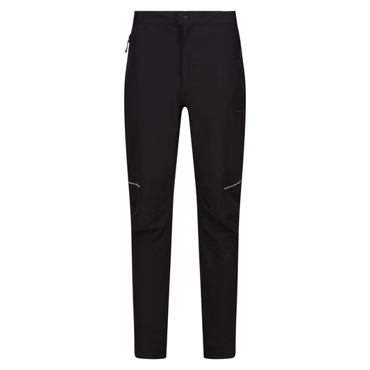 Black - Front - Regatta Professional Mens Stretch Waterproof Trousers