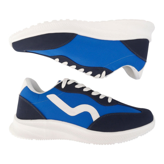 Oxford Blue-Navy - Close up - Regatta Mens Marine Retro Trainers
