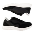 Black - Close up - Regatta Mens Marine Retro Trainers