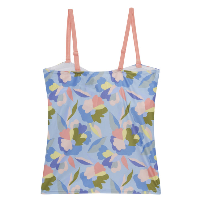 Multicoloured - Back - Regatta Womens-Ladies Aceana III Floral Tankini Top
