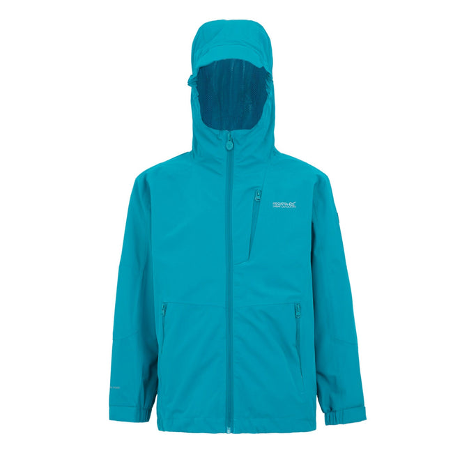 Exotic Plume - Front - Regatta Childrens-Kids Calderdale II Waterproof Jacket