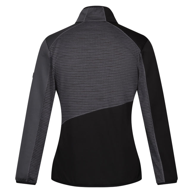 Seal Grey-Black - Back - Regatta Womens-Ladies Yare IX Lightweight Jacket