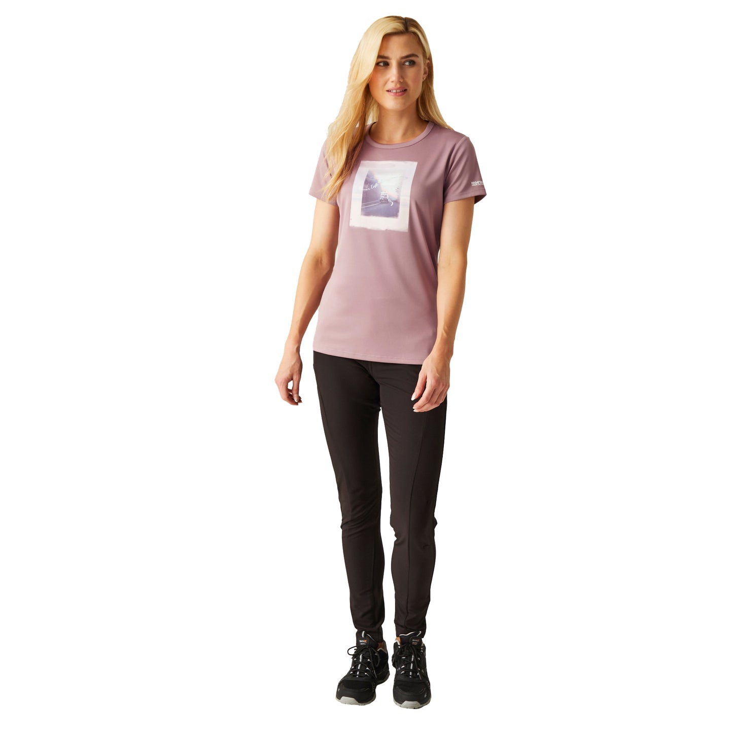 Heather - Close up - Regatta Womens-Ladies Fingal VIII Road T-Shirt