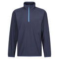 Navy-French Blue - Front - Regatta Professional Mens Half Zip Fleece Top
