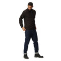 Black-New Royal - Pack Shot - Regatta Professional Mens Half Zip Fleece Top