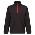 Black-Classic Red - Front - Regatta Professional Mens Half Zip Fleece Top