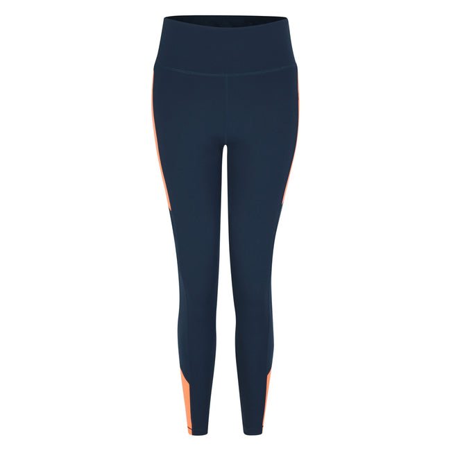 Moonlight Denim-Orange - Front - Dare 2B Womens-Ladies Move II Contrast Detail Leggings