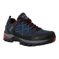 Navy-Rio Red - Front - Regatta Mens Samaris III Low Walking Shoes