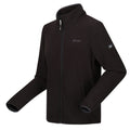 Black - Side - Regatta Womens-Ladies Clemence IV Full Zip Fleece