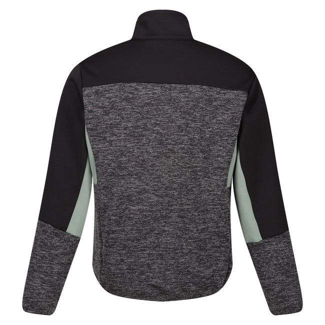Ash-Black Marl - Back - Regatta Mens Coladane VI Marl Full Zip Fleece Jacket