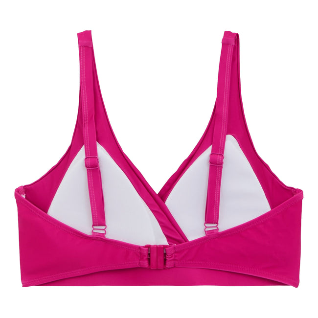 Pink Fusion - Back - Regatta Womens-Ladies Paloma Plain Bikini Top