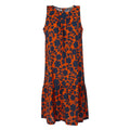 Orange - Front - Regatta Womens-Ladies Orla Kiely Passion Flower Midi Dress