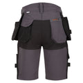 Iron-Black - Back - Regatta Mens Infiltrate Detachable Holster Pocket Shorts