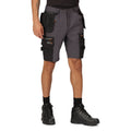 Iron-Black - Side - Regatta Mens Infiltrate Detachable Holster Pocket Shorts