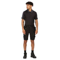 Black - Lifestyle - Regatta Mens Infiltrate Detachable Holster Pocket Shorts