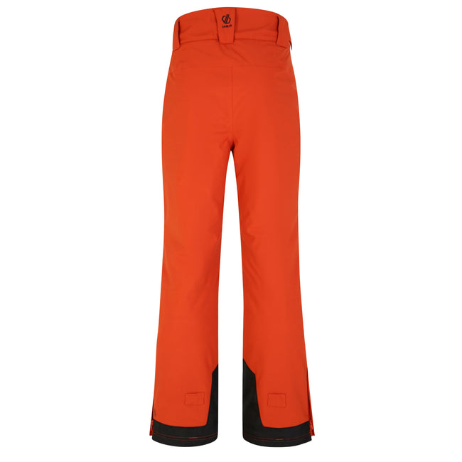 Brown-Orange - Back - Dare 2B Mens Baseplate Contrast Detail Ski Trousers