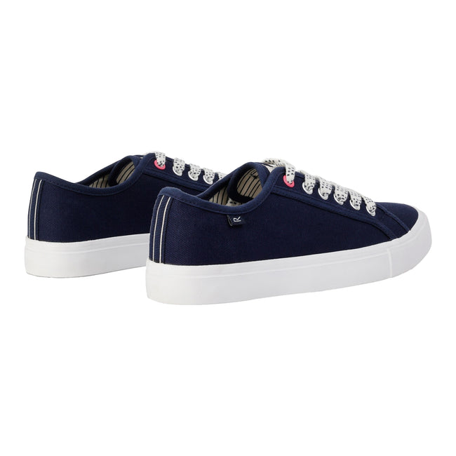 Navy - Back - Regatta Womens-Ladies Marine Pump Shoes