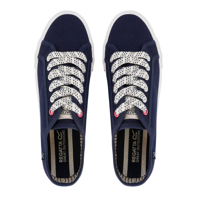 Navy - Lifestyle - Regatta Womens-Ladies Marine Pump Shoes