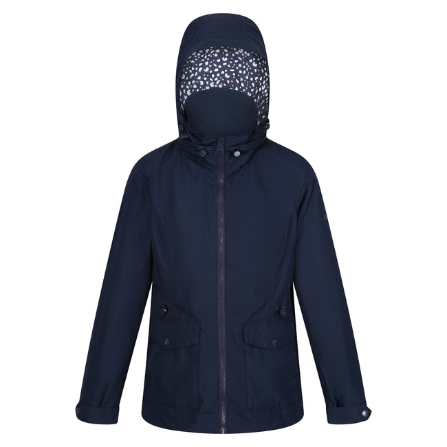 Navy - Front - Regatta Womens-Ladies Navassa Waterproof Jacket