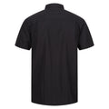 Ash-Black - Back - Regatta Mens Mindano VIII Patterned Shirt