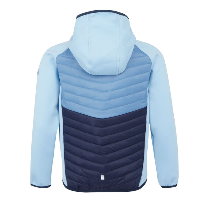 Clear Sky-Coronet Blue - Back - Regatta Childrens-Kids Kielder VIII Hybrid Jacket