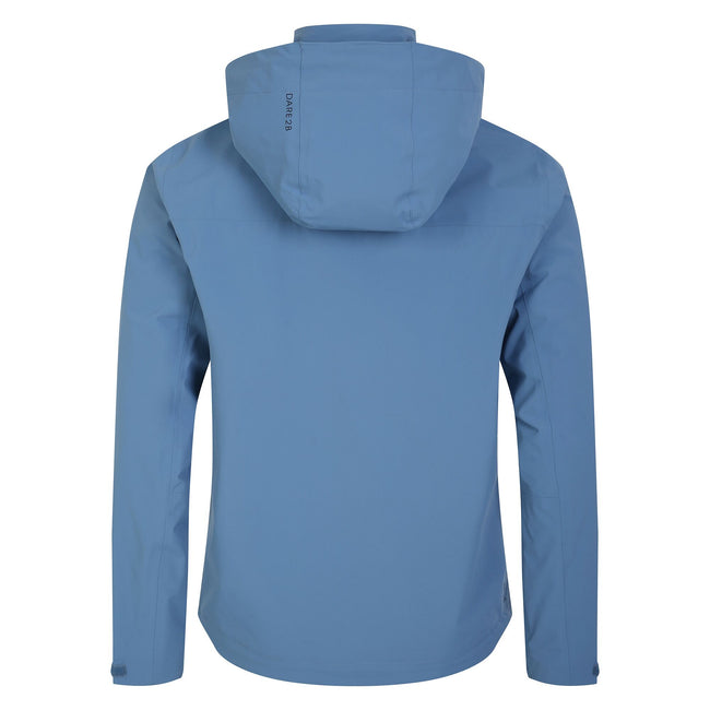 Coronet Blue - Back - Dare 2B Mens Switch Out II Waterproof Jacket