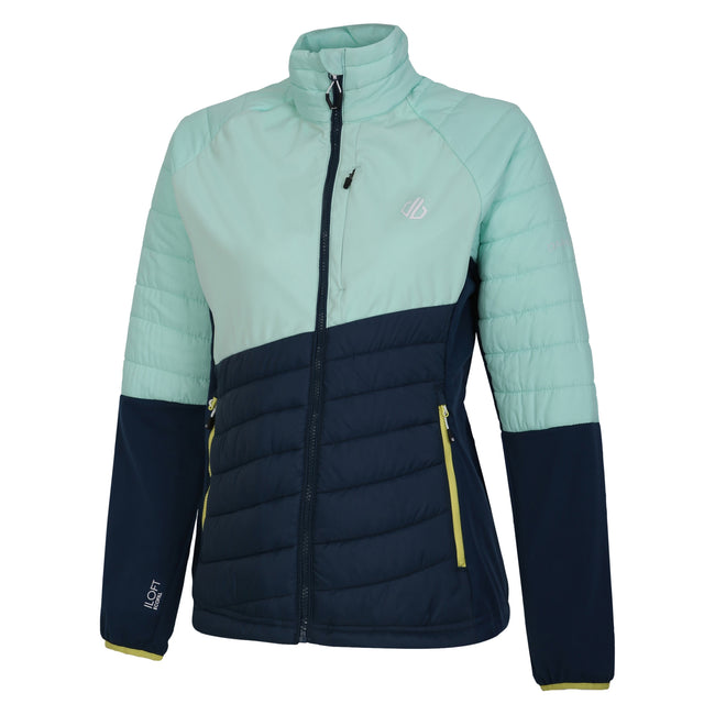 Mint Green-Moonlight Denim - Side - Dare 2B Womens-Ladies Lexan Hybrid Jacket