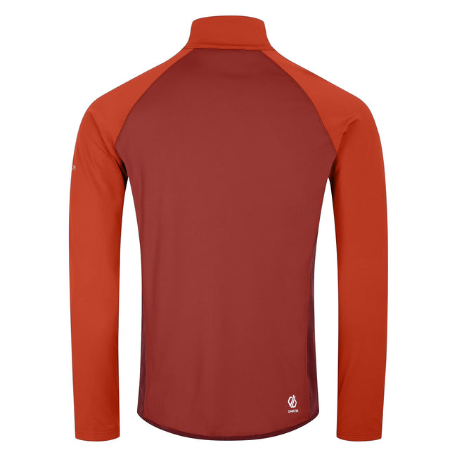 Cinnamon-Tuscan Red - Back - Dare 2B Mens Substratum II Core Stretch Midlayer